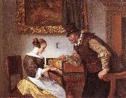 Jan Steen The Harpsichord Lesson Spain oil painting reproduction